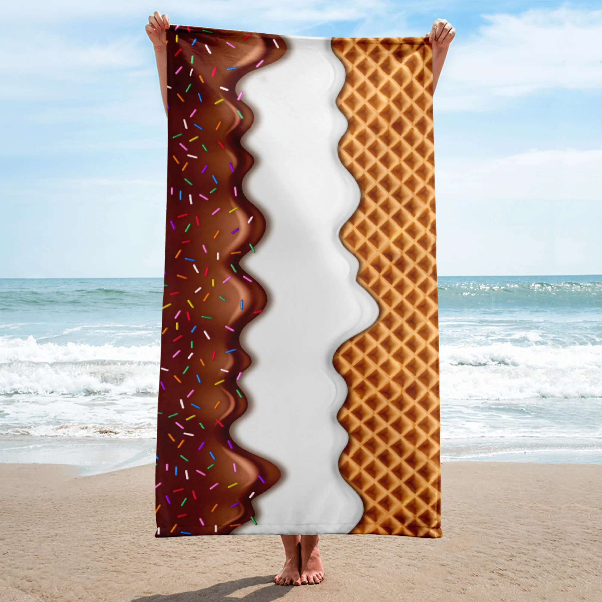 Vanilla Ice Cream Towel - Image 4