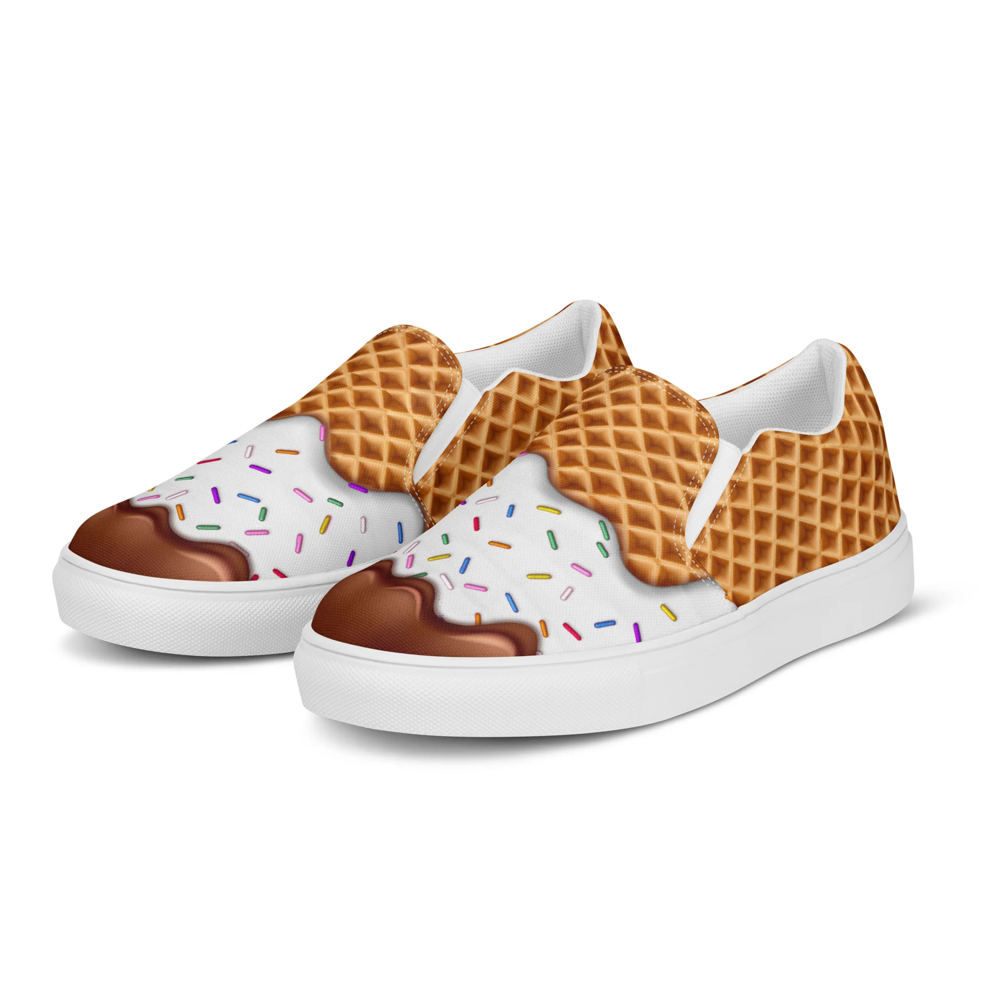 Vanilla Ice Cream Women’s slip-ons - Image 4