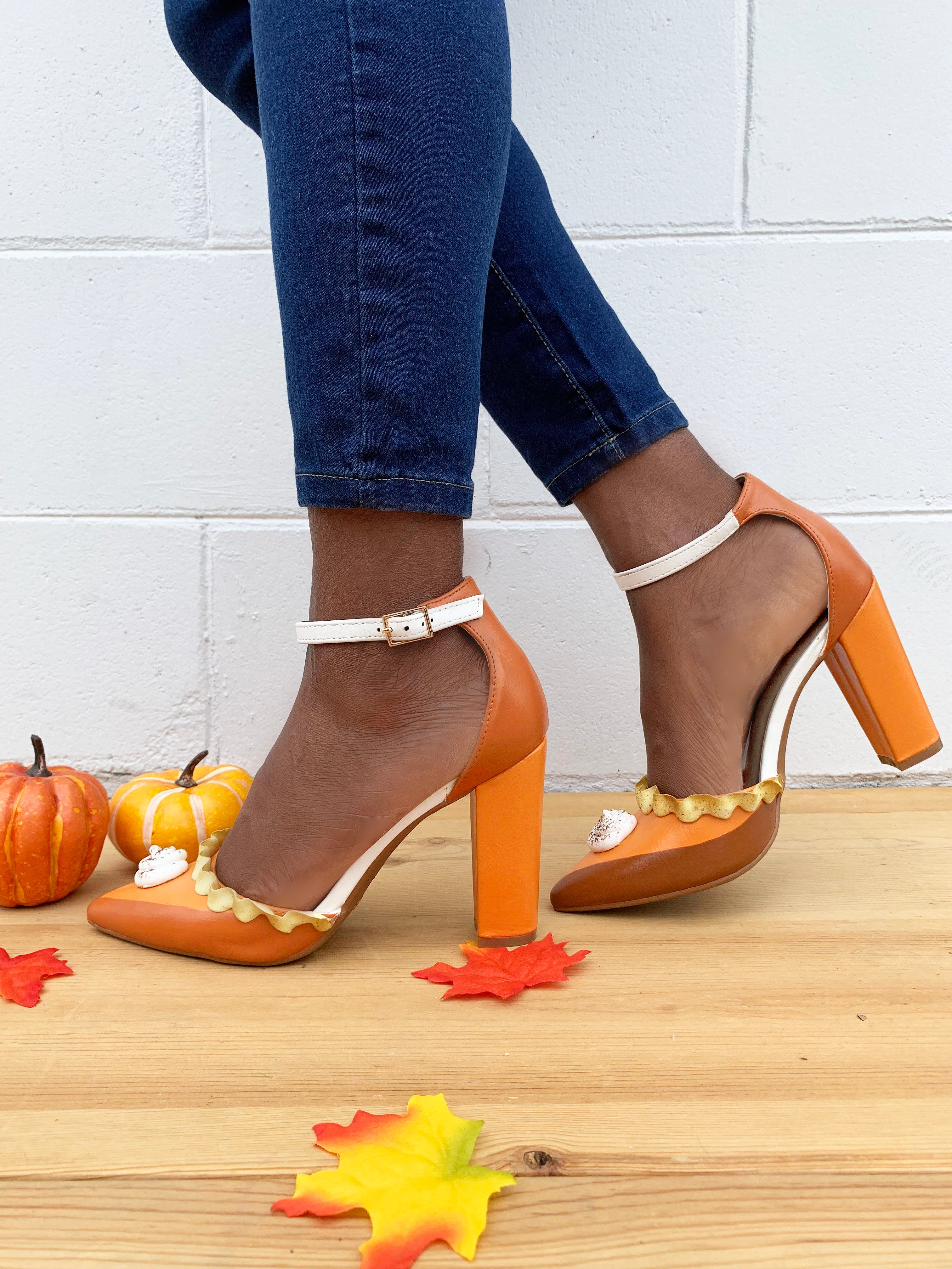 Limited Edition Pumpkin Pie 4'' Heels - Image 2
