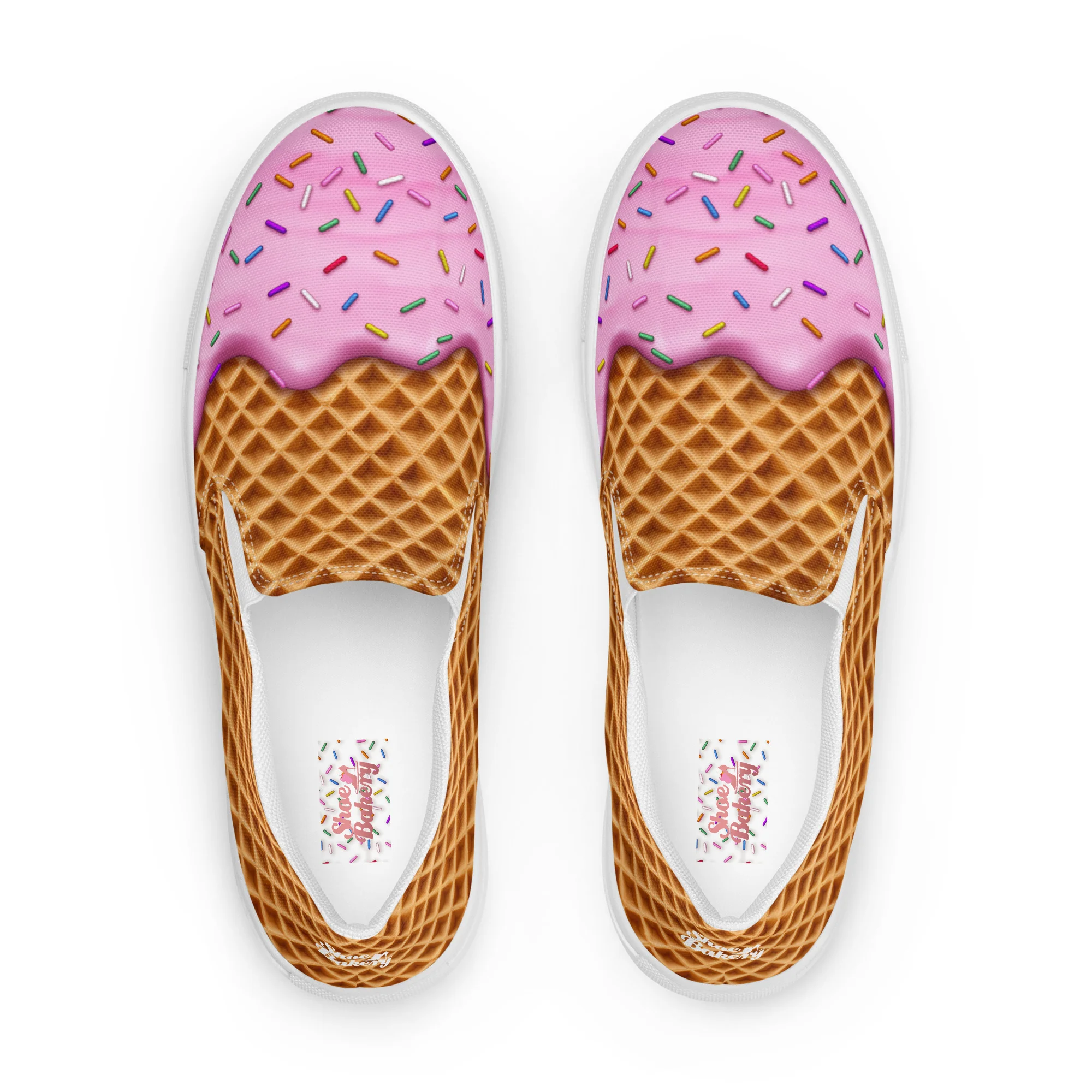 Strawberry Ice Cream Women’s slip-on shoes - Image 3
